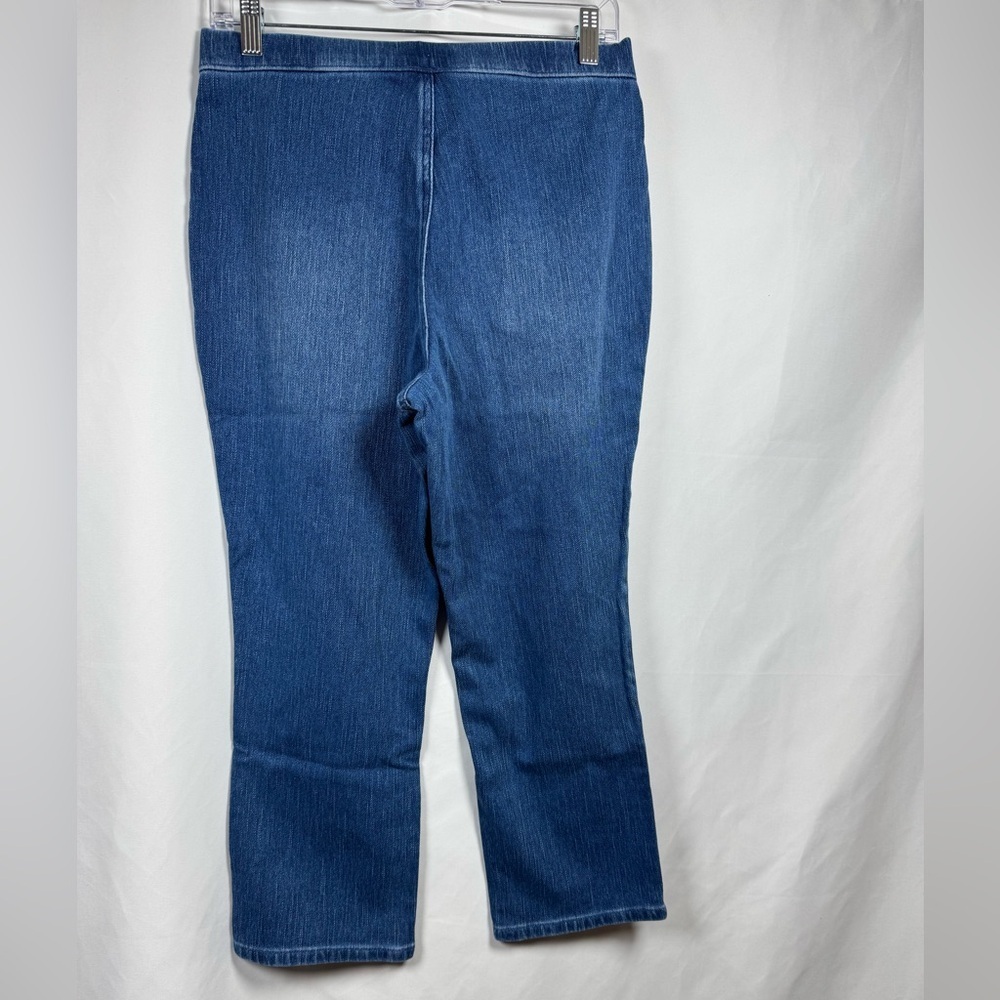Belle by Kim Gravel Regular Flexibelle Drawstring Jean Medium Wash 6 - Picture 5 of 12